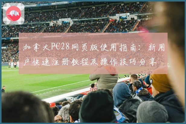 加拿大PC28网页版使用指南：新用户快速注册教程及操作技巧分享